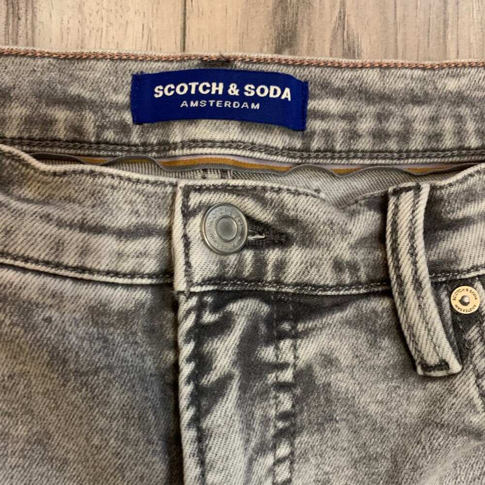 Scotch & Soda Gray Wash Straight Leg Jeans Size (12) 31/32 Worn Once - Picture 5 of 6